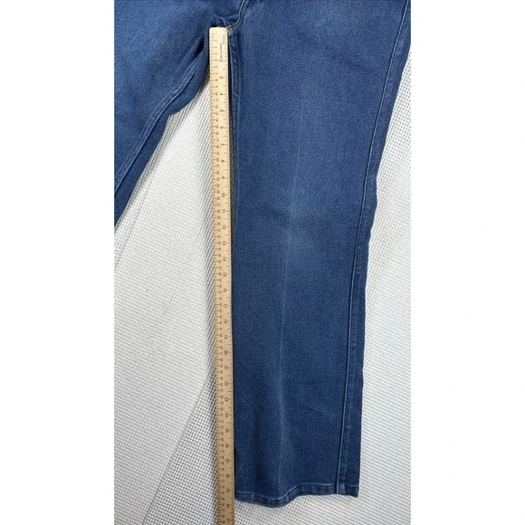 Vintage Levis 517 Men's Bootcut Jeans 38x32 (Actual 36x30) USA Cotton Polyester - Picture 5 of 11